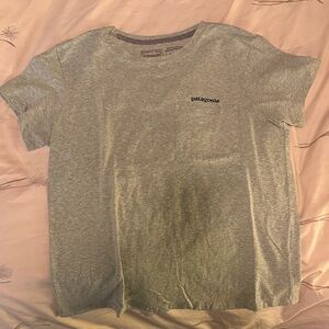 Patagonia Heather Green Pocket Tee